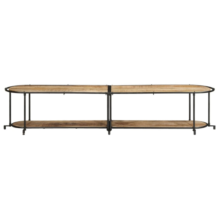 tv-bord 200x42x40 cm massivt ru mangotræ