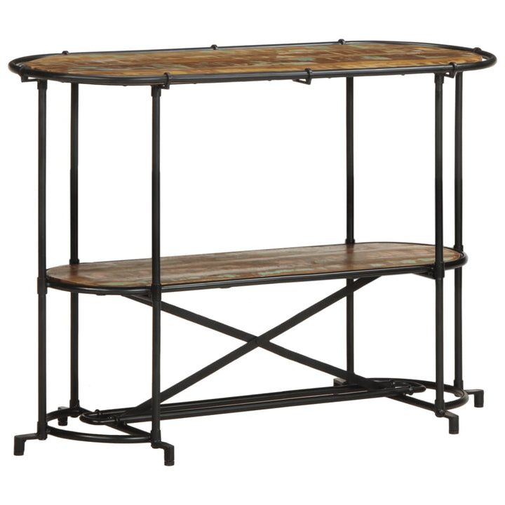 konsolbord 110x42x76 cm massivt genbrugstræ
