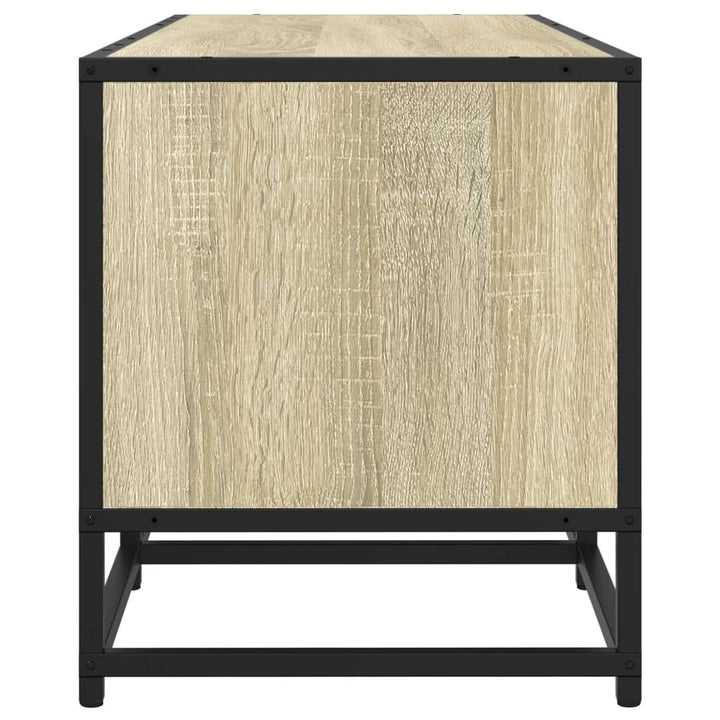 tv-bord 180x35x41 cm konstrueret træ sonoma-eg