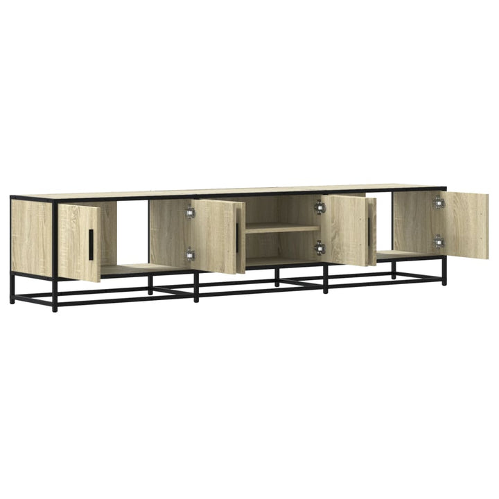 tv-bord 180x35x41 cm konstrueret træ sonoma-eg