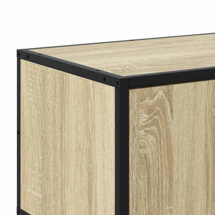 tv-bord 210x35x41 cm konstrueret træ sonoma-eg