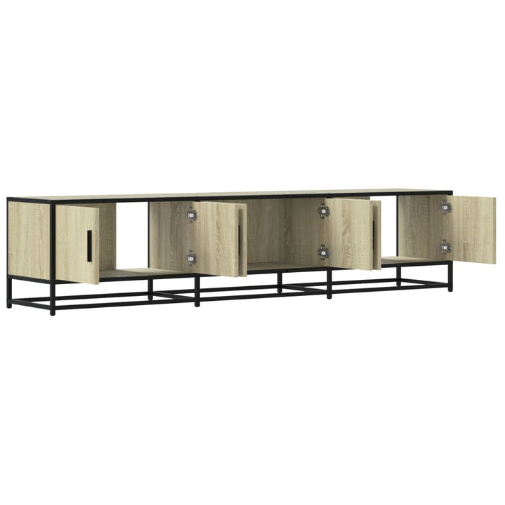 tv-bord 180x35x41 cm konstrueret træ sonoma-eg