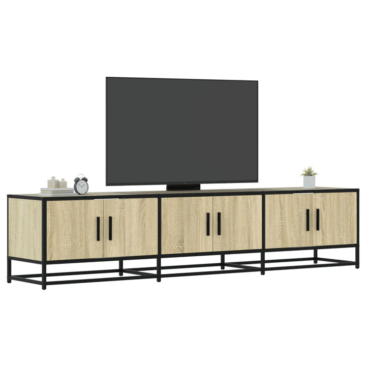 tv-bord 180x35x41 cm konstrueret træ sonoma-eg
