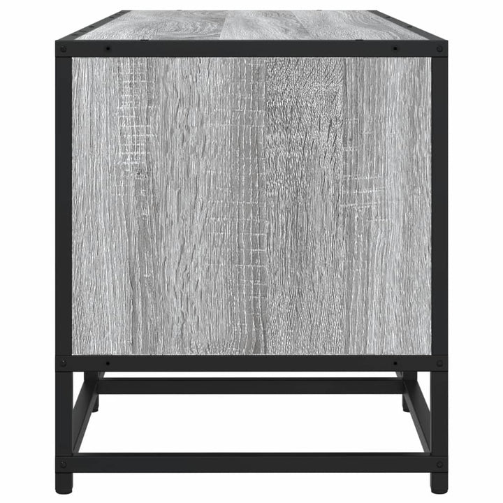 tv-bord 180x35x41 cm konstrueret træ grå sonoma-eg