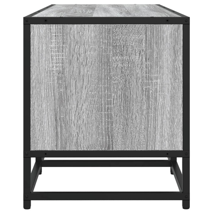 tv-bord 210x35x41 cm konstrueret træ grå sonoma-eg