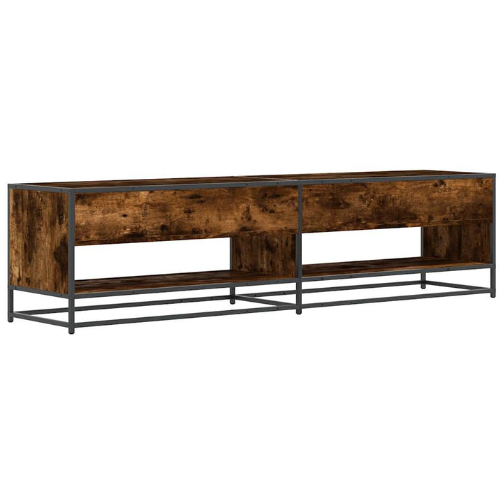 tv-bord 180,5x40x46 cm konstrueret træ røget egetræsfarve