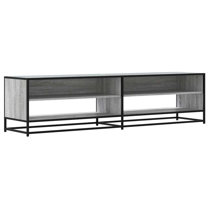 tv-skab 180,5x40x46 cm konstrueret træ grå sonoma-eg