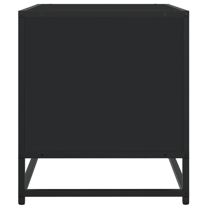 tv-bord 180x40x46 cm konstrueret træ sort