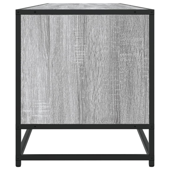 tv-bord 180x40x46 cm konstrueret træ grå sonoma-eg