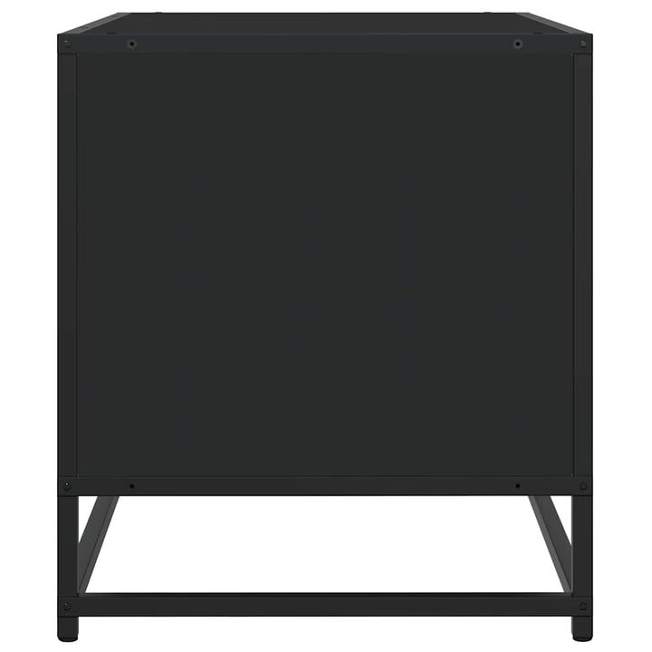 tv-bord 270x40x46 cm konstrueret træ sort