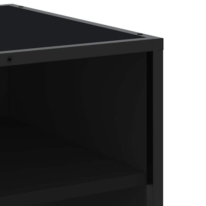 tv-bord 270x40x46 cm konstrueret træ sort