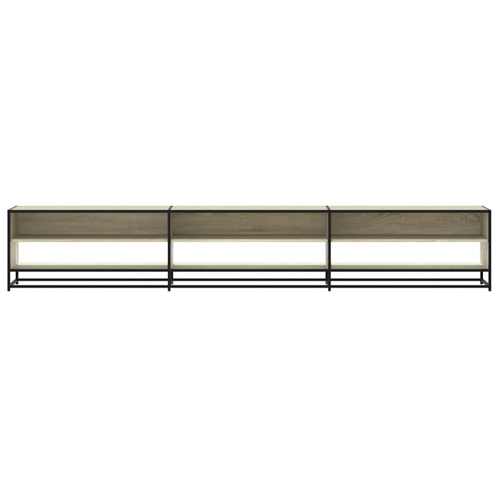 tv-bord 270x40x46 cm konstrueret træ sonoma-eg