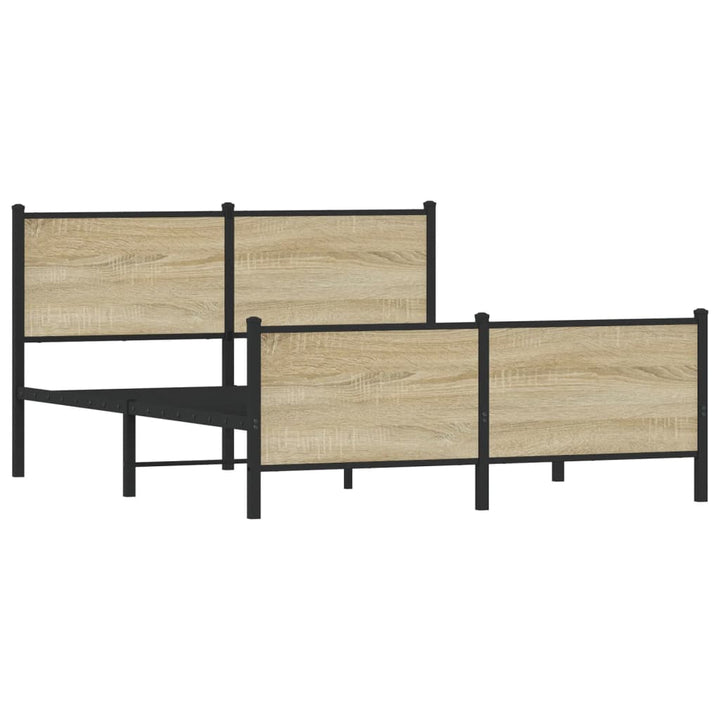 sengeramme uden madras 160x200 cm metal sonoma-eg