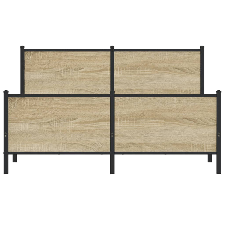 sengeramme uden madras 160x200 cm metal sonoma-eg
