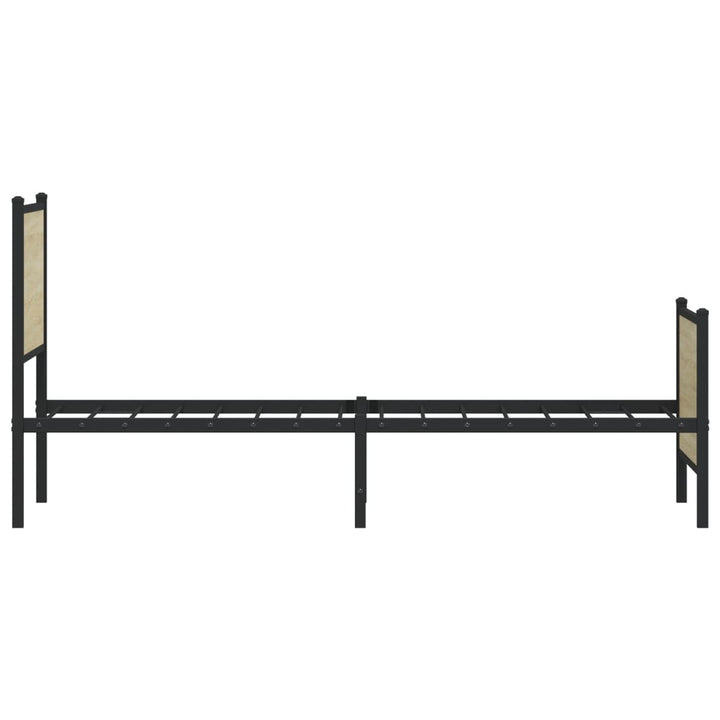 sengeramme uden madras 160x200 cm metal sonoma-eg