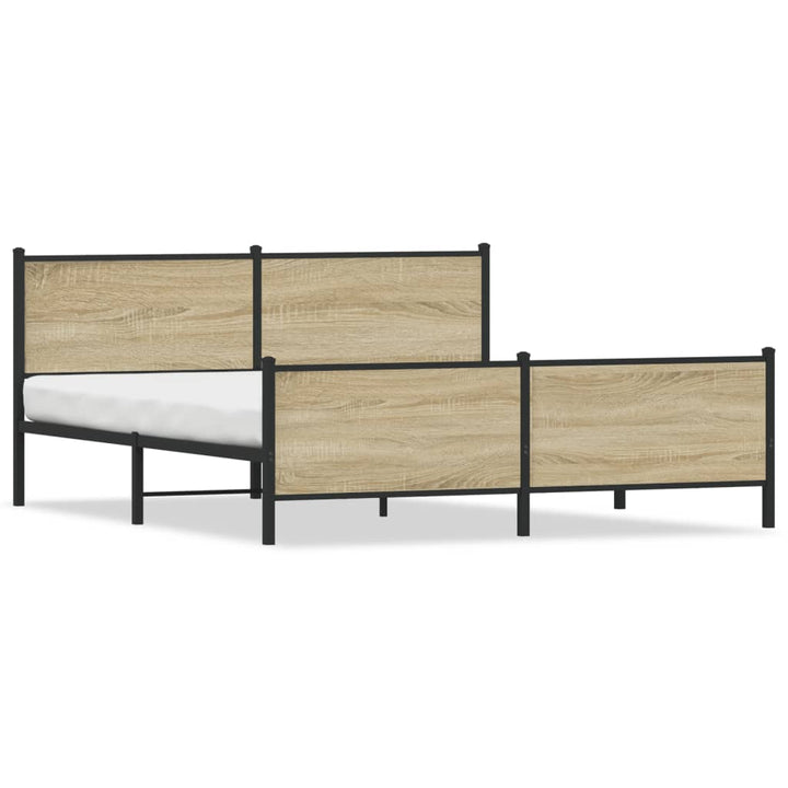 sengeramme uden madras 183x213 cm metal sonoma-eg