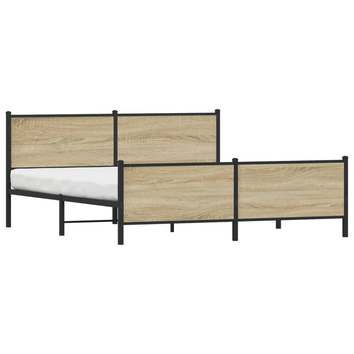 sengeramme uden madras 183x213 cm metal sonoma-eg