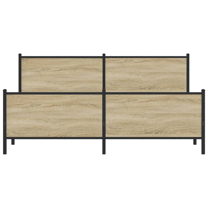 sengeramme uden madras 183x213 cm metal sonoma-eg