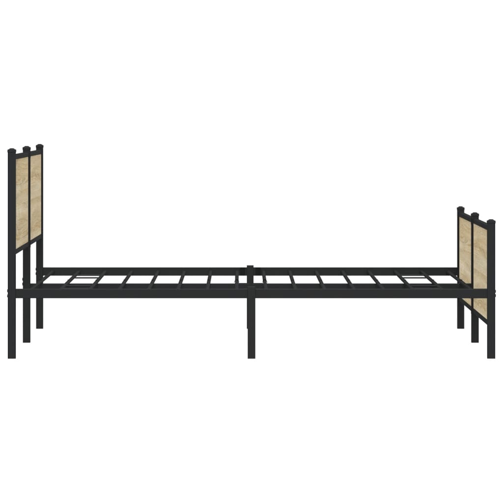 sengeramme uden madras 183x213 cm metal sonoma-eg