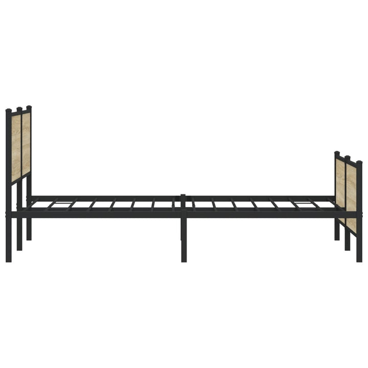 sengeramme uden madras 183x213 cm metal sonoma-eg