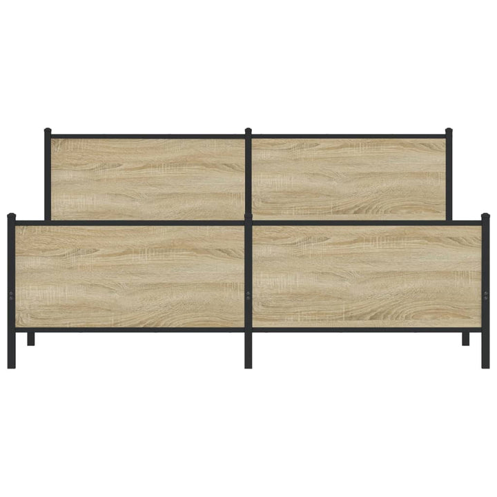 sengeramme uden madras 193x203 cm metal sonoma-eg