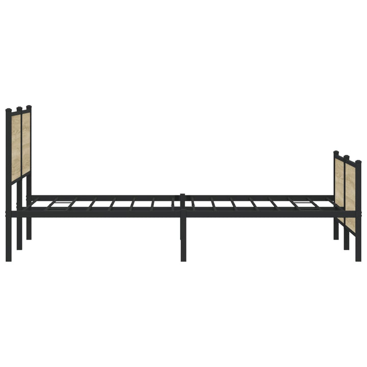 sengeramme uden madras 193x203 cm metal sonoma-eg
