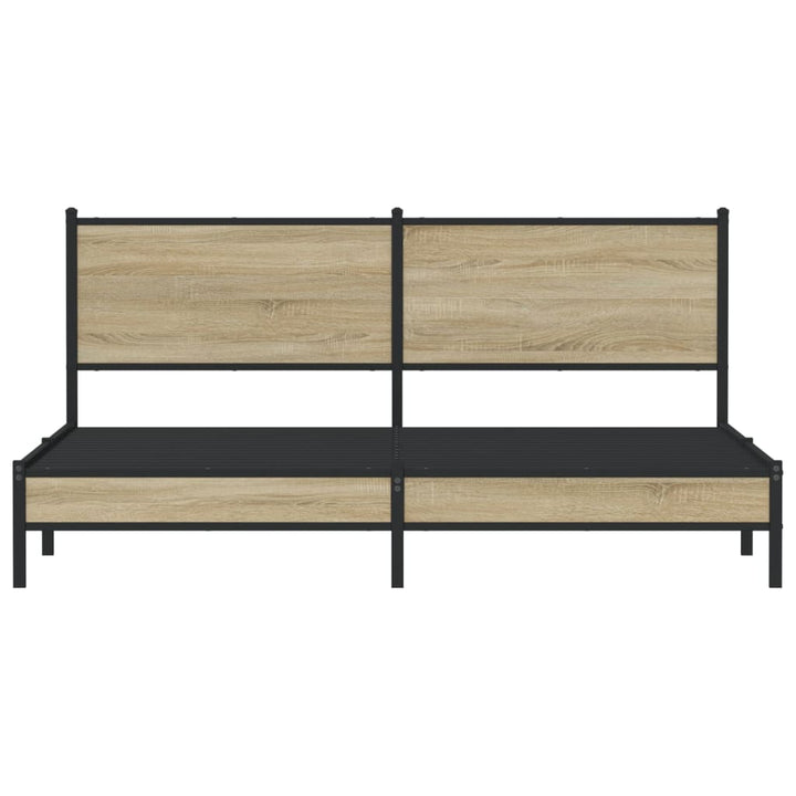 sengeramme uden madras 183x213 cm metal sonoma-eg