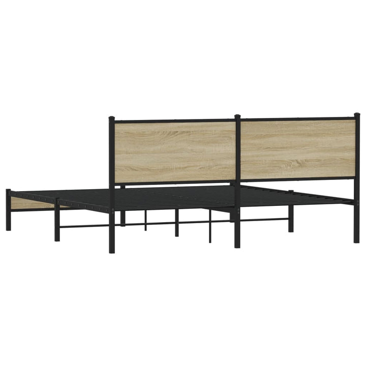sengeramme uden madras 183x213 cm metal sonoma-eg
