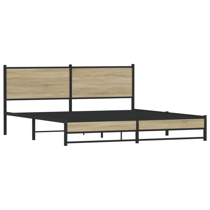 sengeramme uden madras 183x213 cm metal sonoma-eg