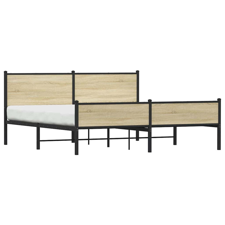 sengeramme uden madras 183x213 cm metal sonoma-eg