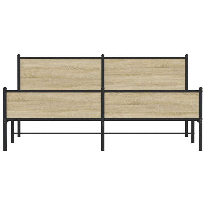 sengeramme uden madras 183x213 cm metal sonoma-eg