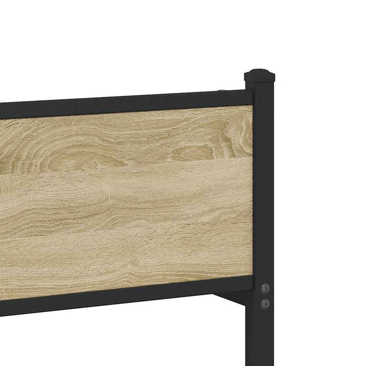 sengeramme uden madras 200x200 cm metal sonoma-eg