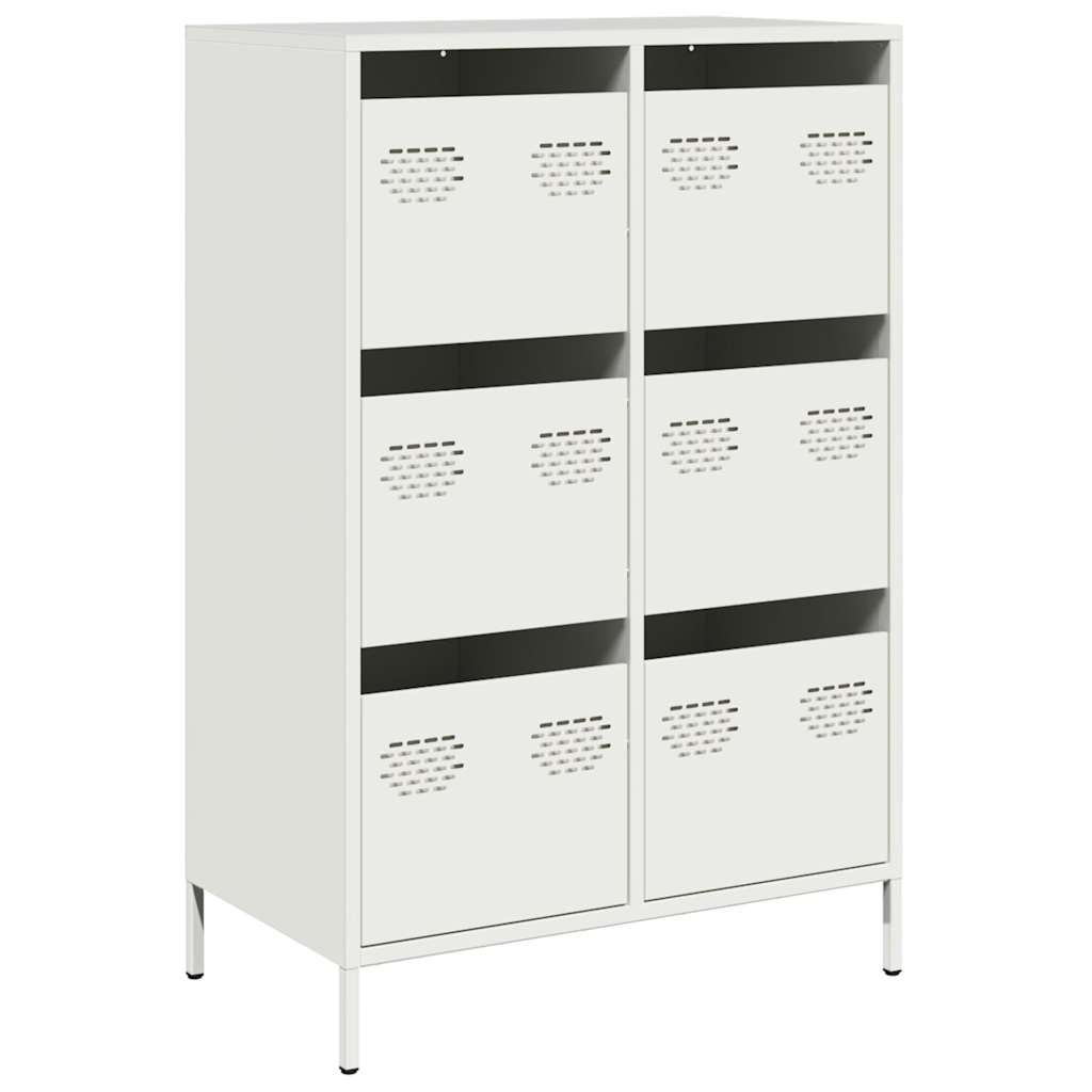 skab 68x39x101,5 cm stål hvid