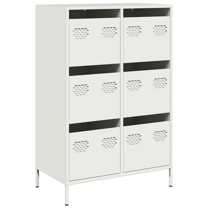 skab 68x39x101,5 cm stål hvid