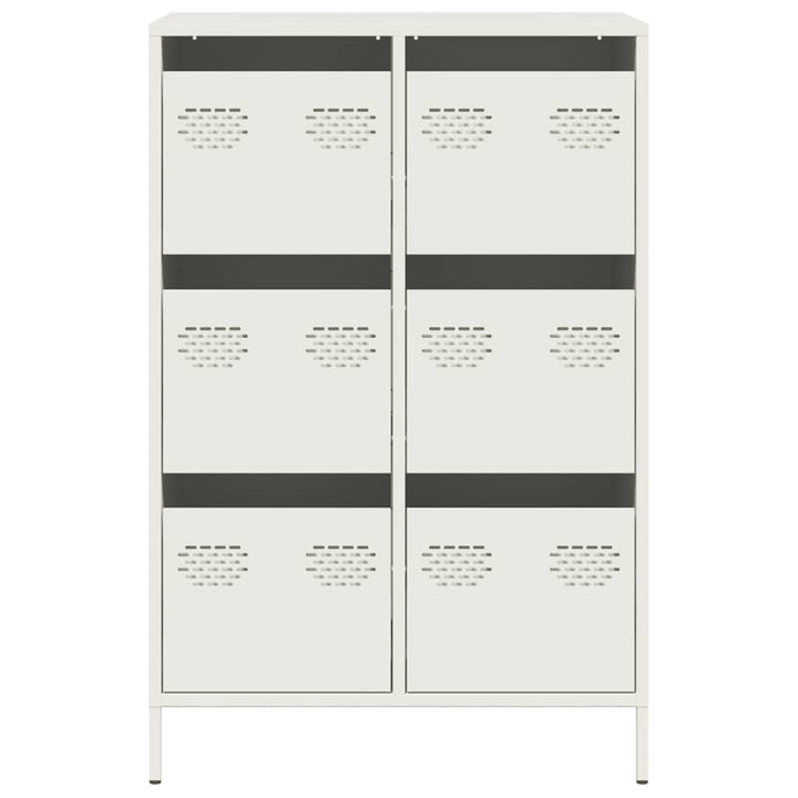 skab 68x39x101,5 cm stål hvid