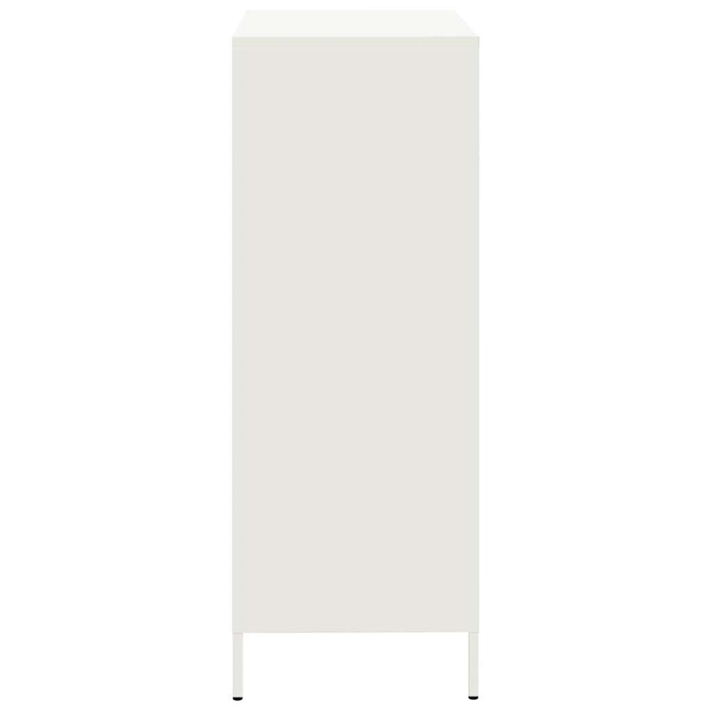 skab 68x39x101,5 cm stål hvid