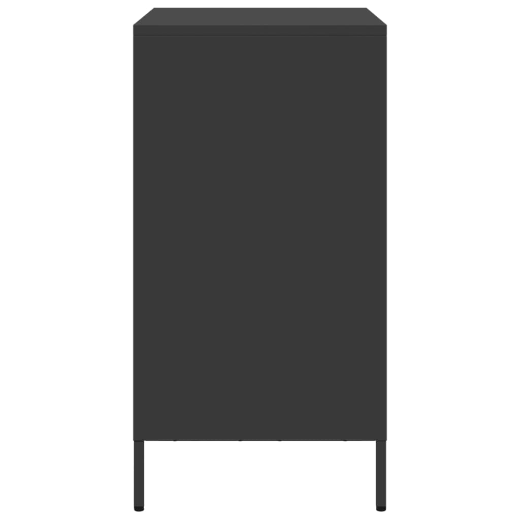 skænk 68x39x73,5 cm koldvalset stål sort