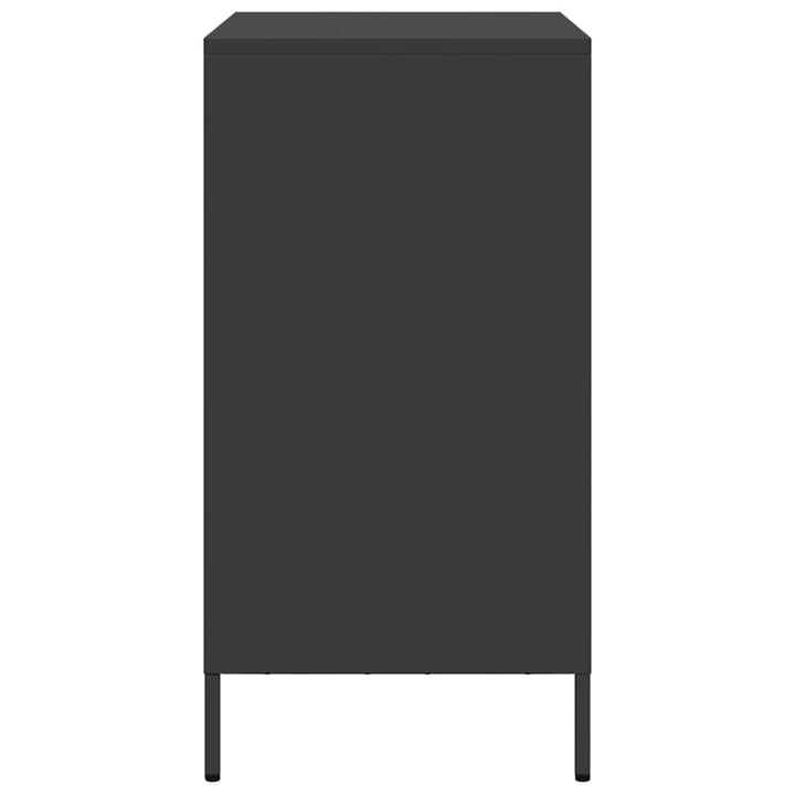 skænk 68x39x73,5 cm koldvalset stål sort