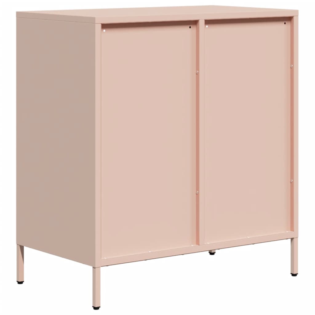 skab 68x39x73,5 cm koldvalset stål lyserød