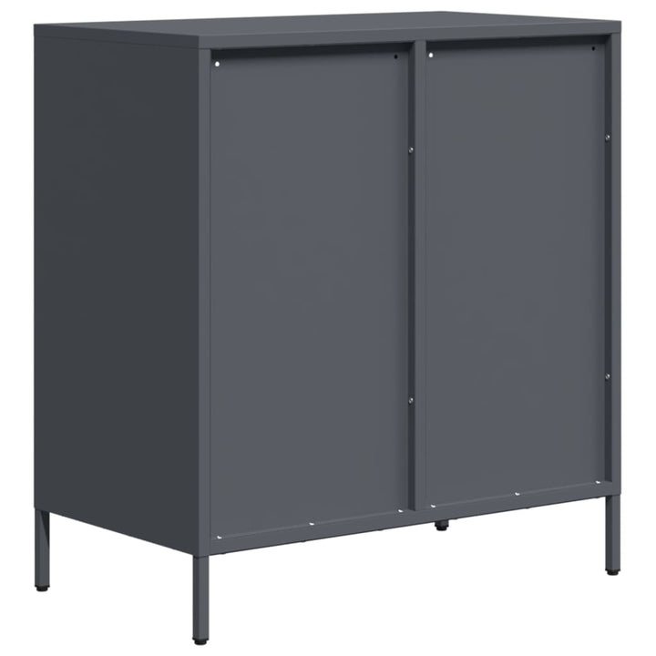 skænk 68x39x73,5 cm koldvalset stål antracitgrå