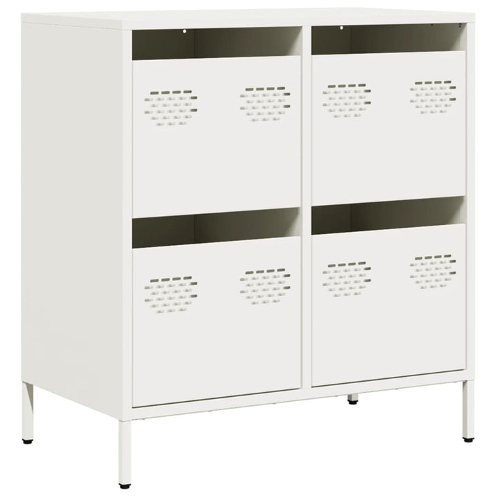 skab 68x39x73,5 cm koldvalset stål hvid