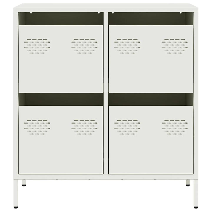 skab 68x39x73,5 cm koldvalset stål hvid