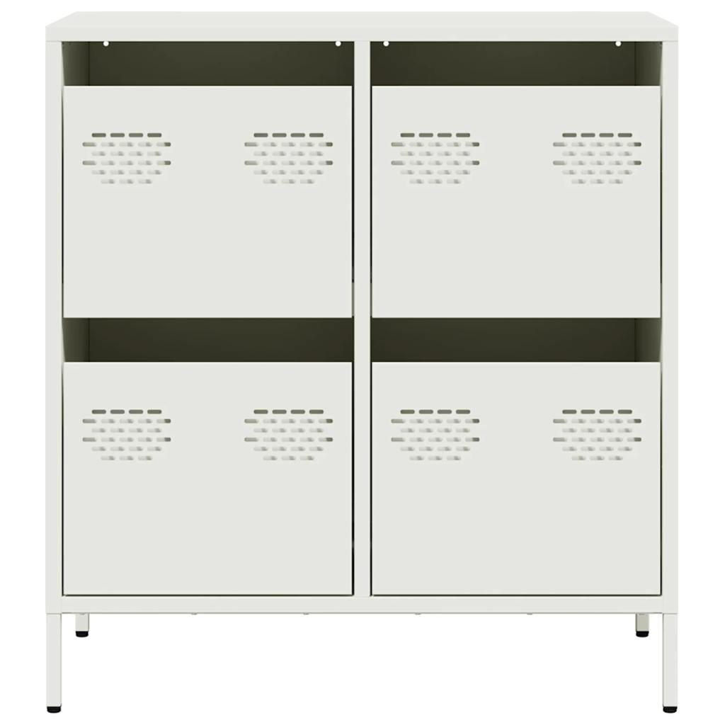 skab 68x39x73,5 cm koldvalset stål hvid
