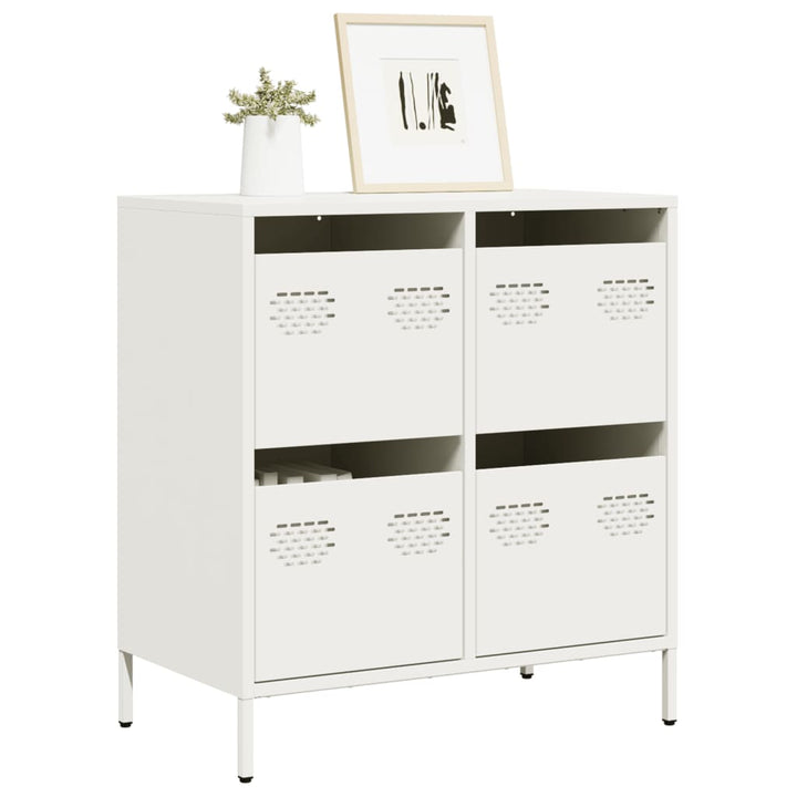 skab 68x39x73,5 cm koldvalset stål hvid