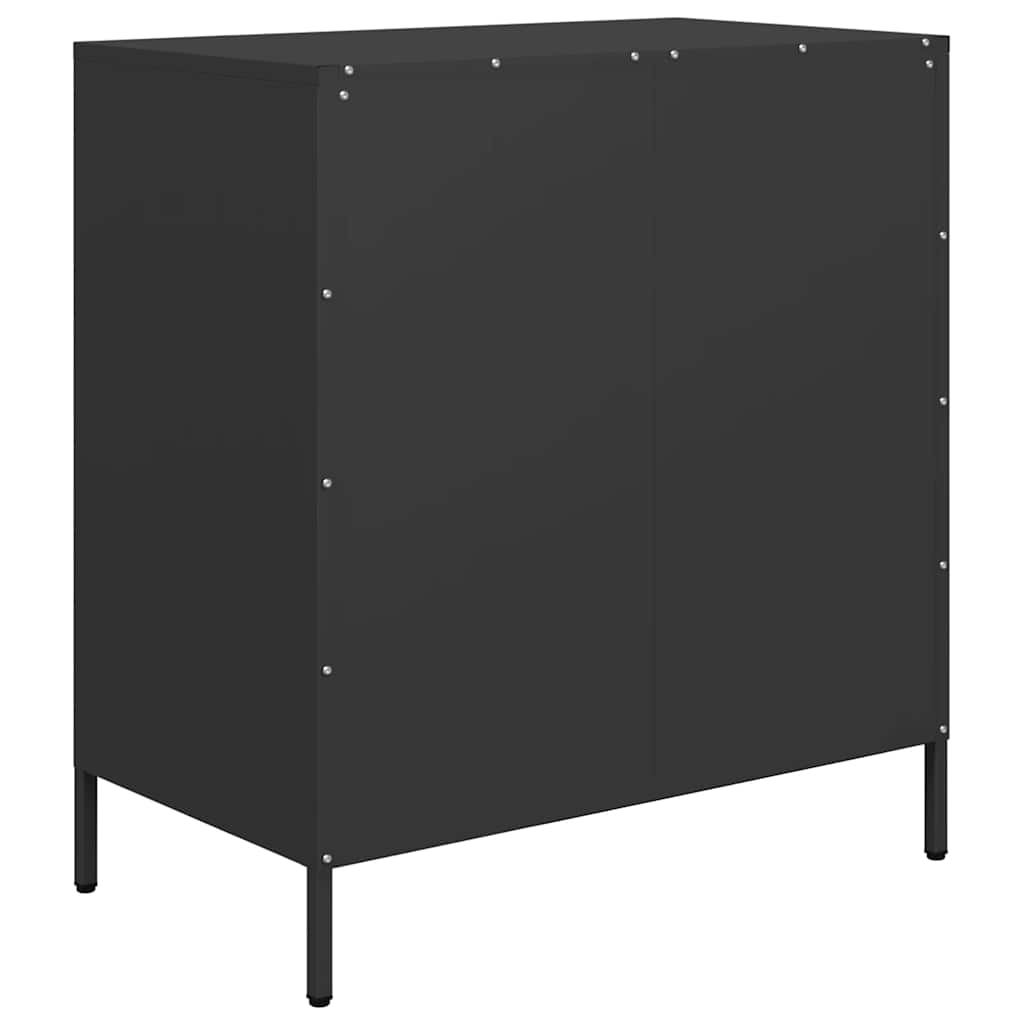 skænk 68x39x73,5 cm koldvalset stål sort