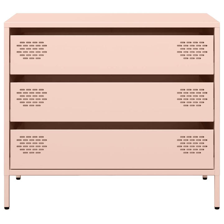 skab 68x39x58,5 cm koldvalset stål lyserød