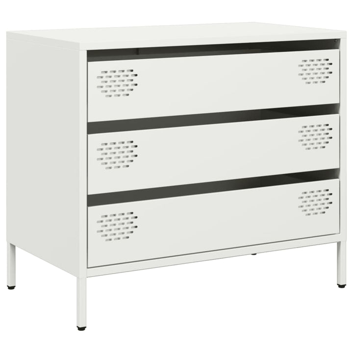 skab 68x39x58,5 cm koldvalset stål hvid