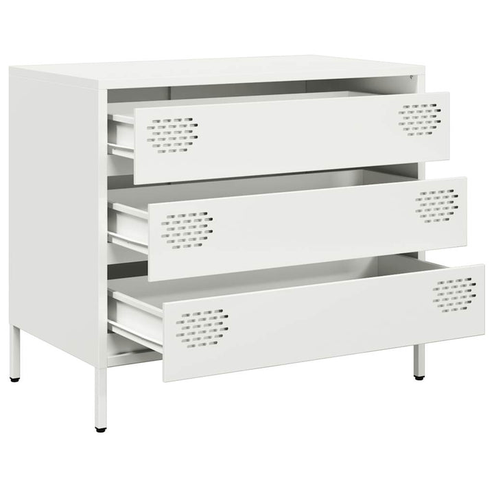 skab 68x39x58,5 cm koldvalset stål hvid