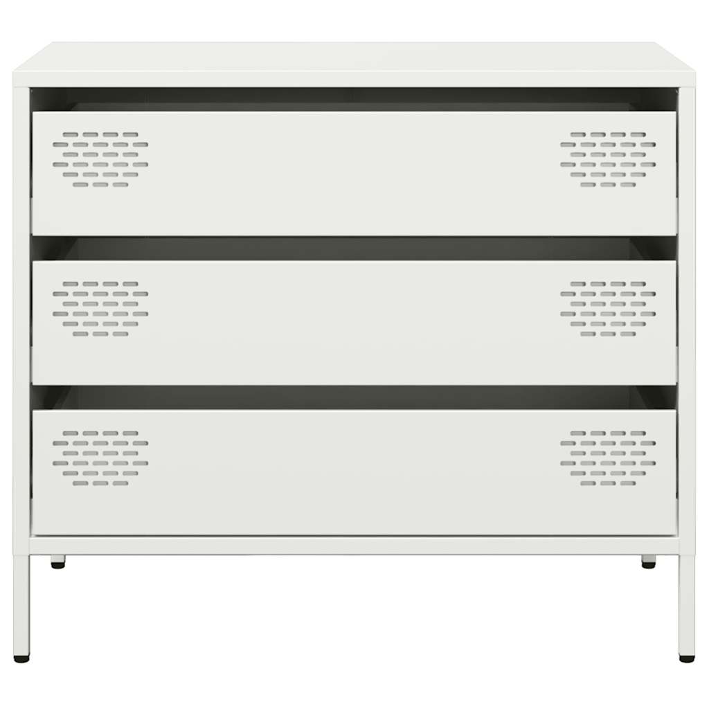 skab 68x39x58,5 cm koldvalset stål hvid
