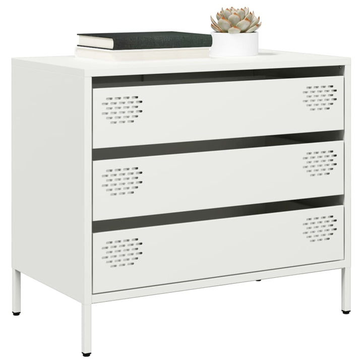 skab 68x39x58,5 cm koldvalset stål hvid